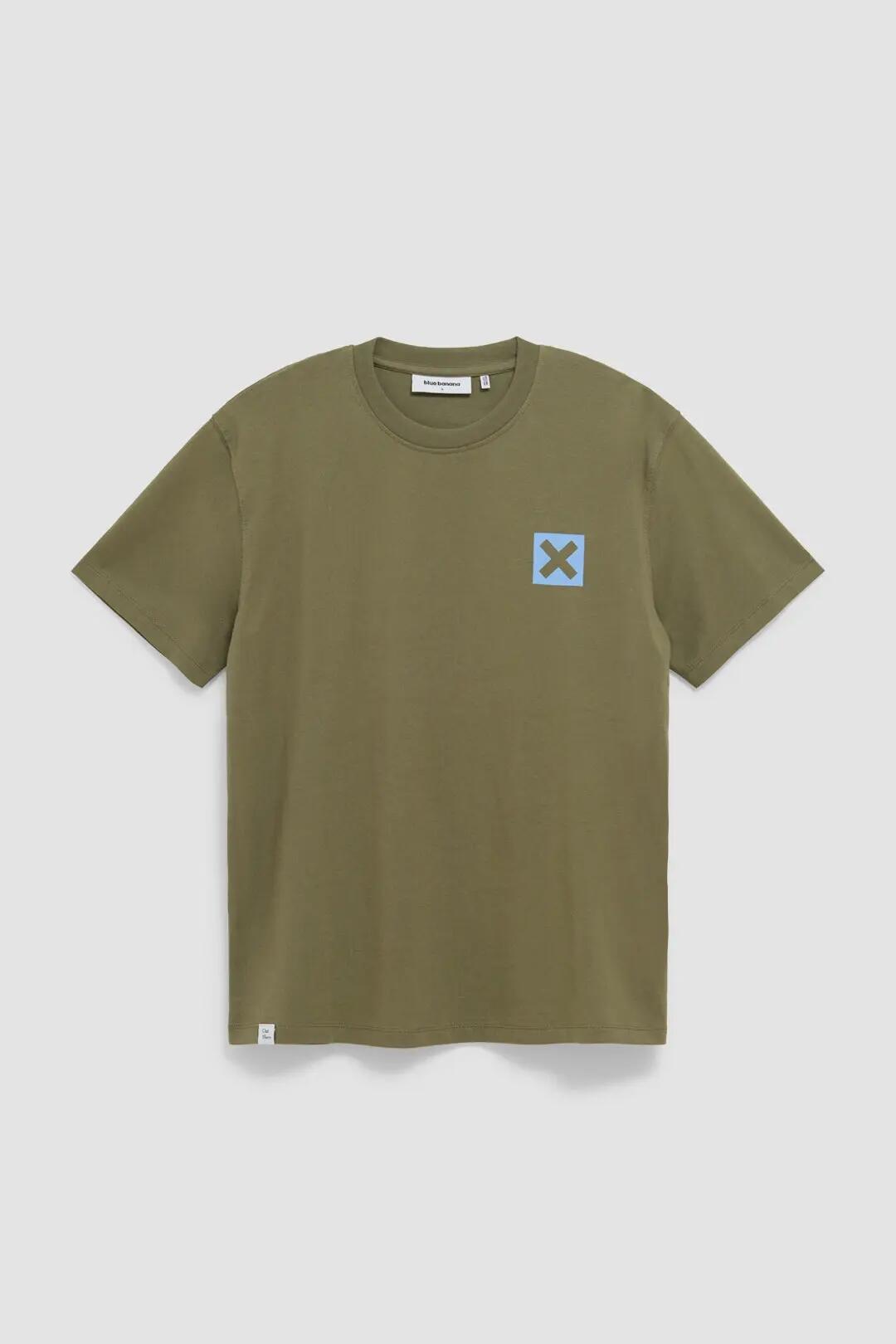 Camiseta Blue Banana de 100% Algodón Orgánico Nature Olive Green 7/7