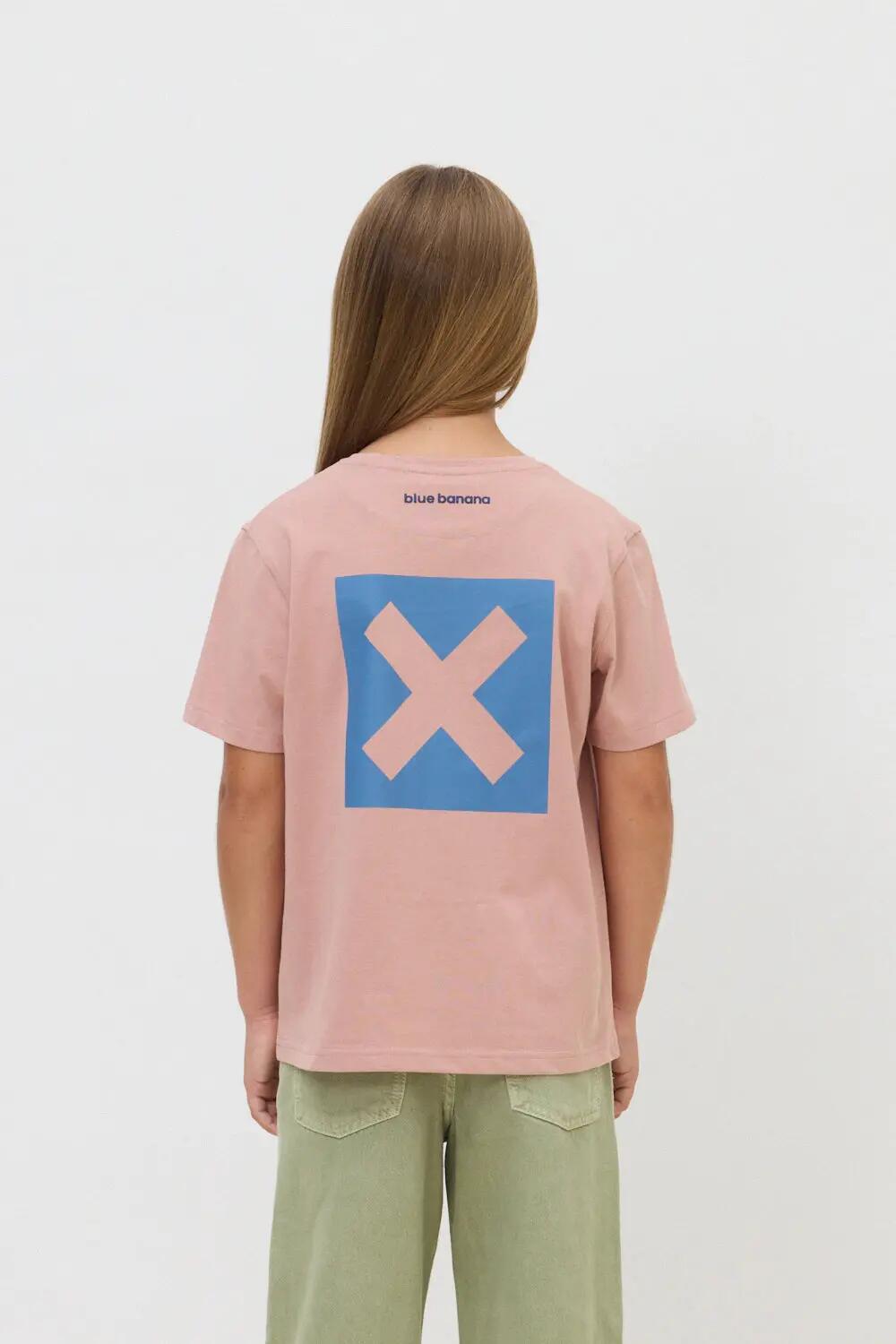 Camiseta Kids Blue Banana de 100% Algodón Orgánico Nature Peach 2/4