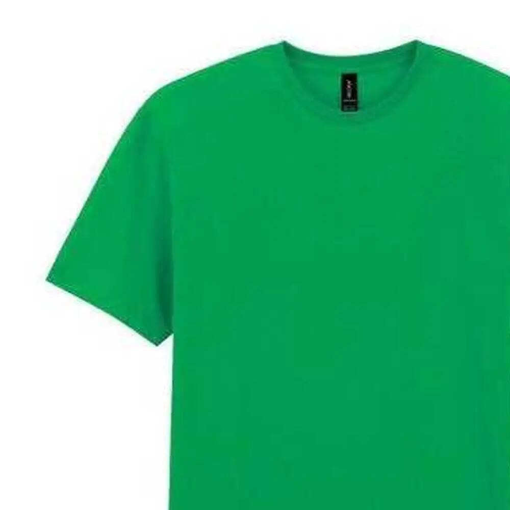 Tshirt Uni Et Léger Manches Courtes Adulte (Vert) 3/3