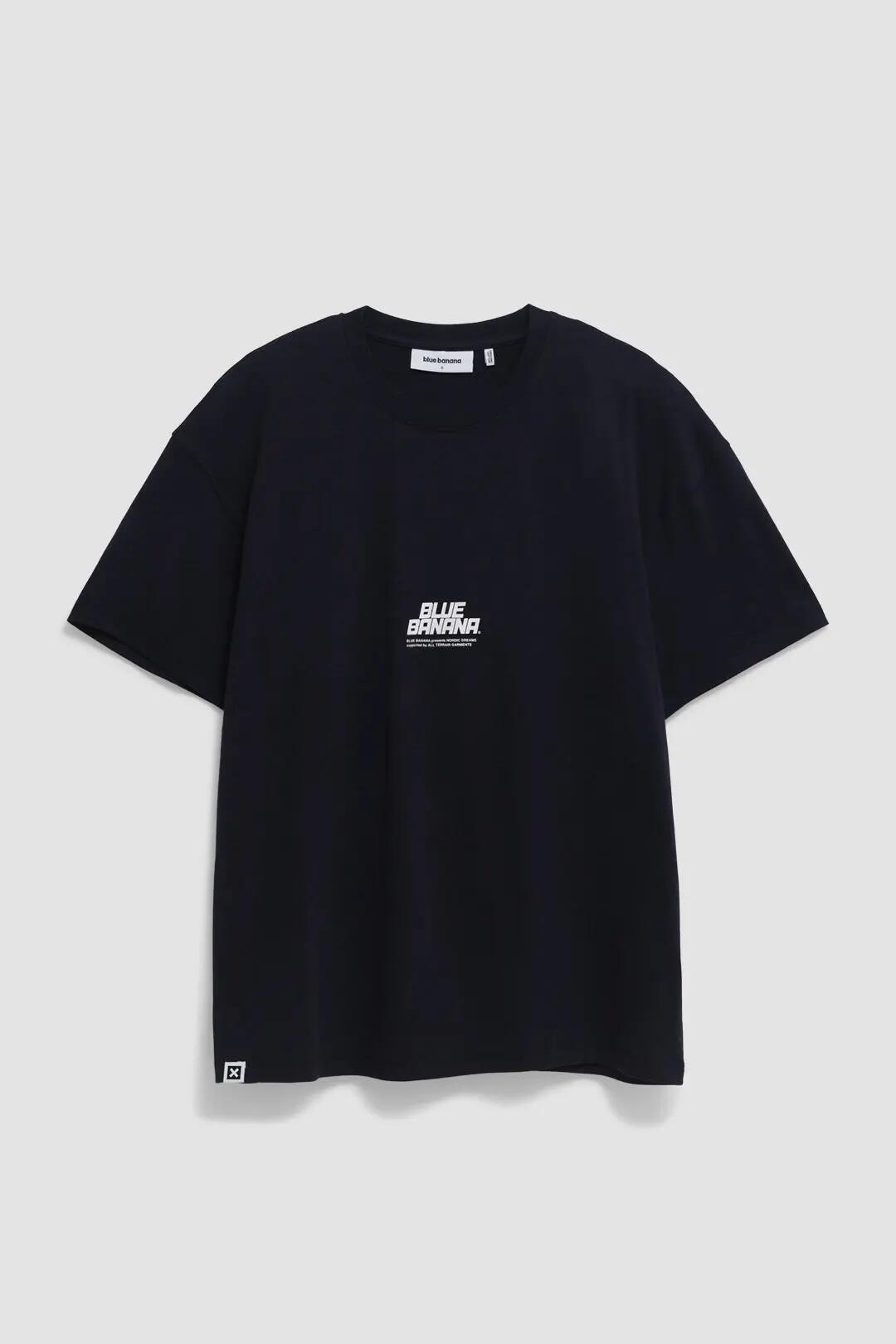 Camiseta Blue Banana de 100% Algodón Orgánico Nordic Azul Marino 7/7