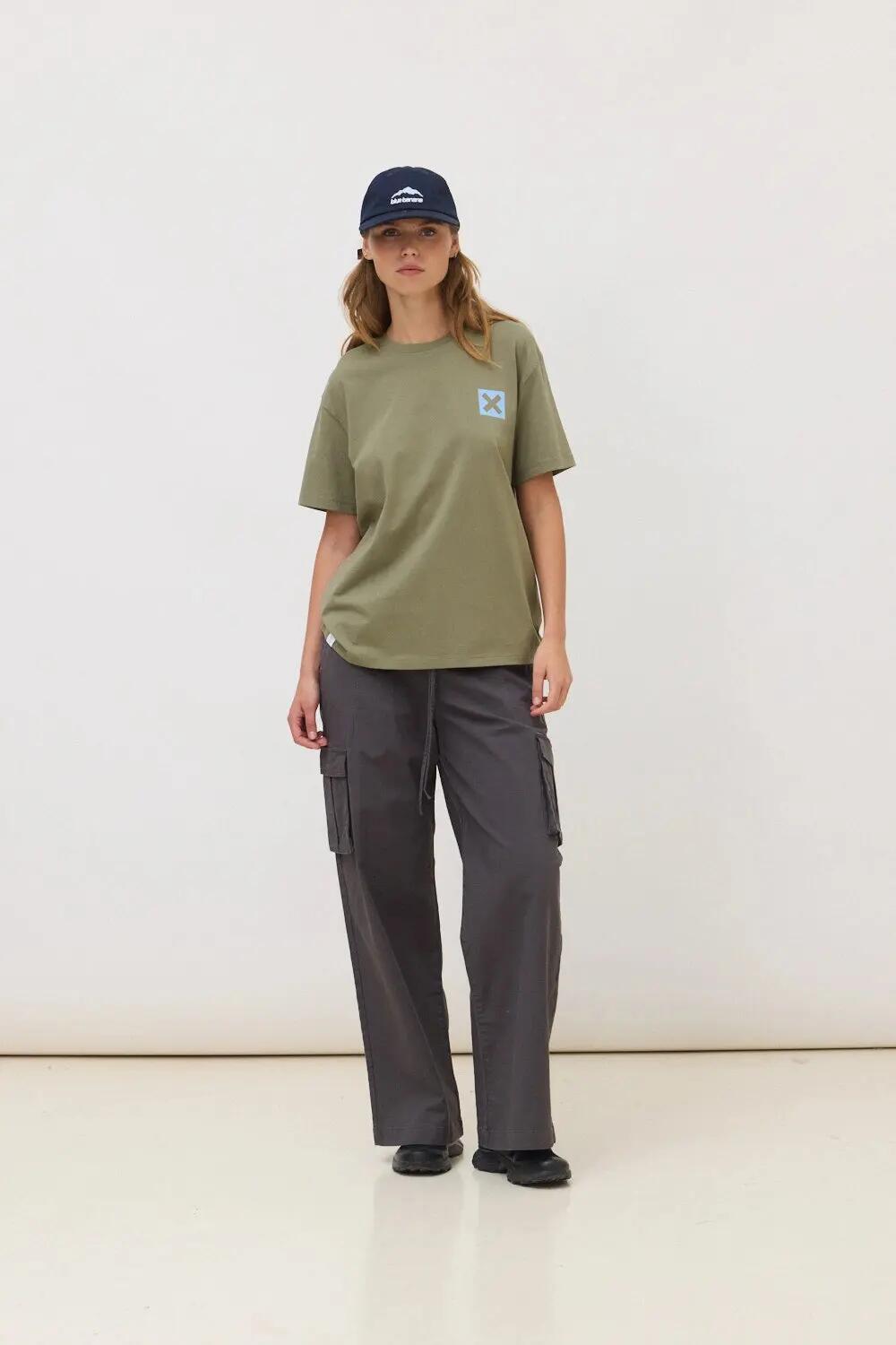 Camiseta Blue Banana de 100% Algodón Orgánico Nature Olive Green 6/7