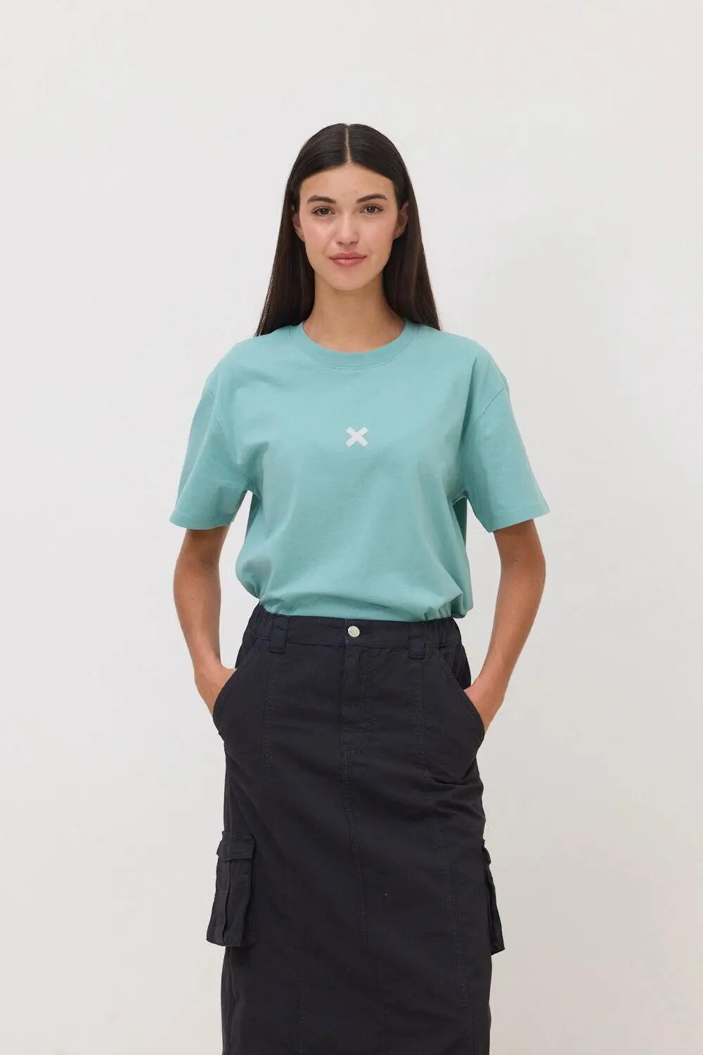 Camiseta Blue Banana de 100% Algodón Orgánico Bonfire Dusty Acqua 4/7