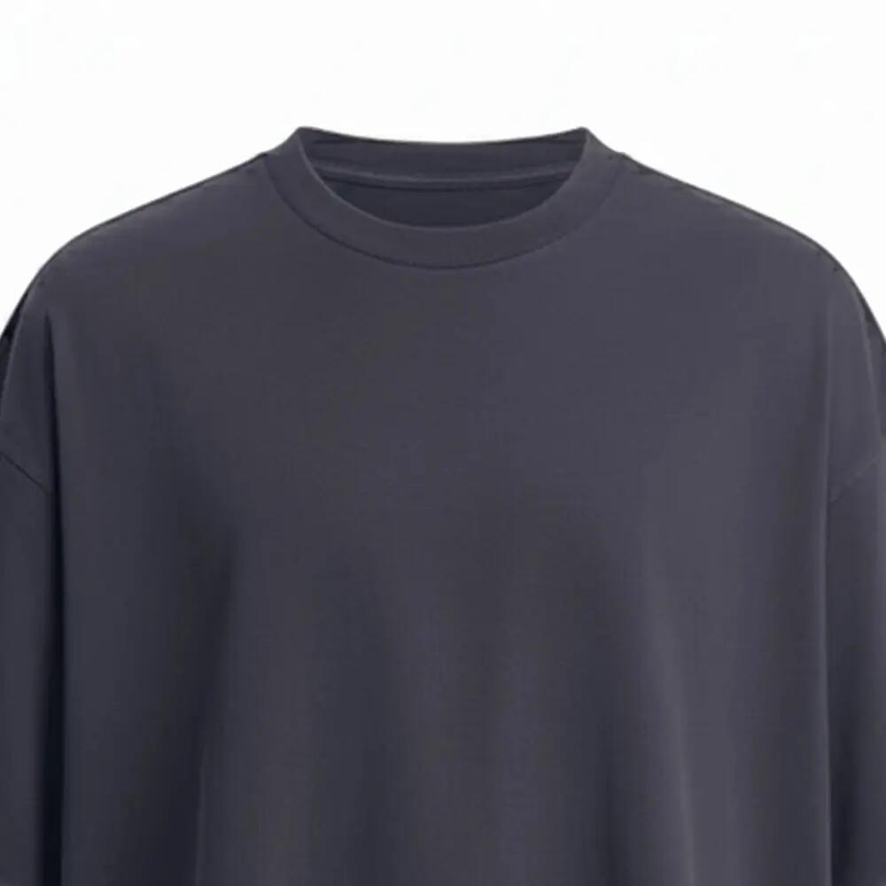 Tshirt Motif/style Rectangulaire Homme (Charbon Uni) 3/3