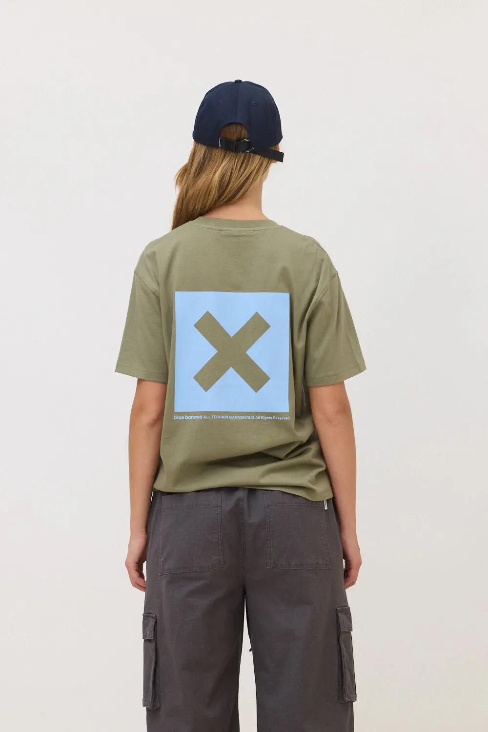Camiseta Blue Banana de 100% Algodón Orgánico Nature Olive Green 5/7
