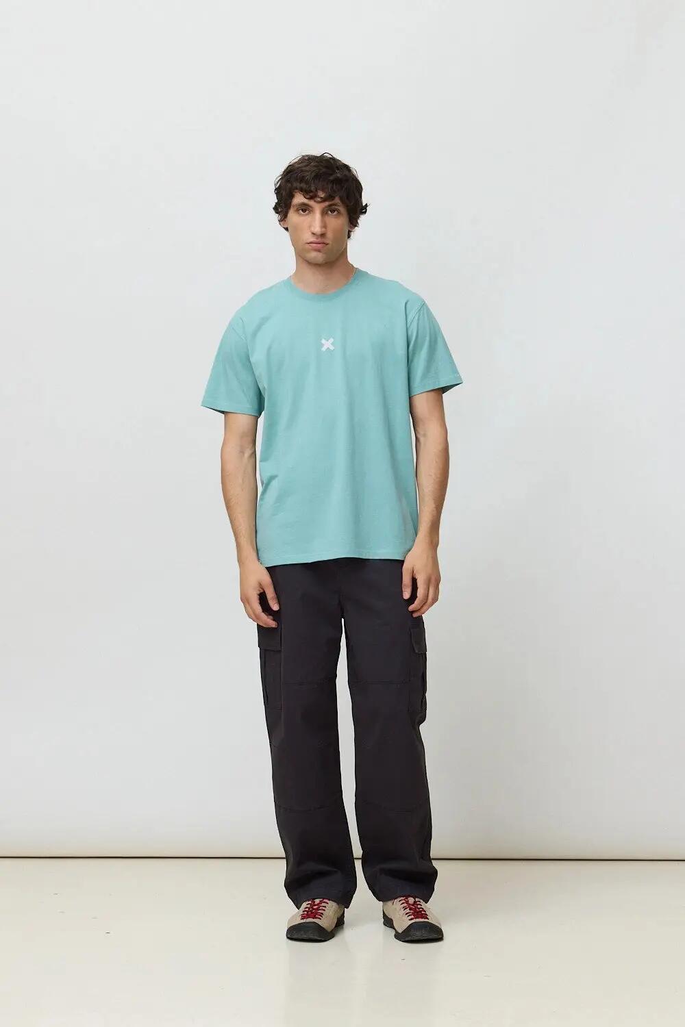 Camiseta Blue Banana de 100% Algodón Orgánico Bonfire Dusty Acqua 3/7