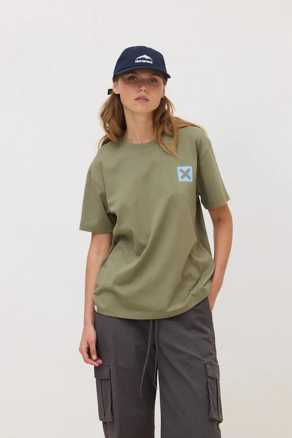 Camiseta Blue Banana de 100% Algodón Orgánico Nature Olive Green 4/7