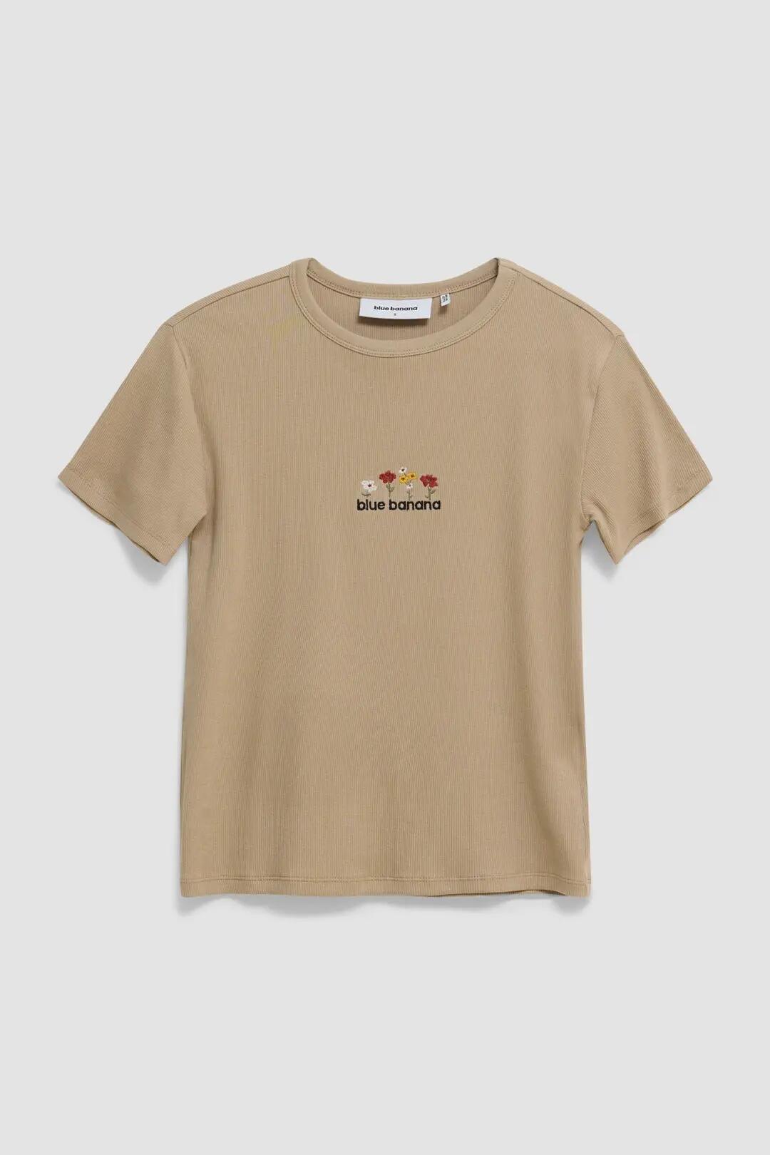 Camiseta de Mujer Blue Banana de Algodón Orgánico Garden Camel 4/4