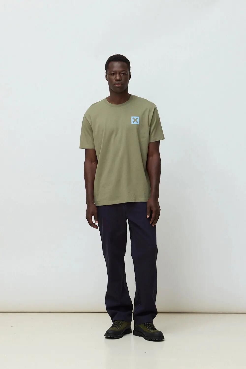 Camiseta Blue Banana de 100% Algodón Orgánico Nature Olive Green 3/7