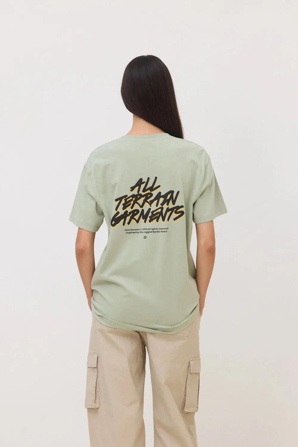 Camiseta Blue Banana de 100% Algodón Orgánico Hiker Sage 5/7