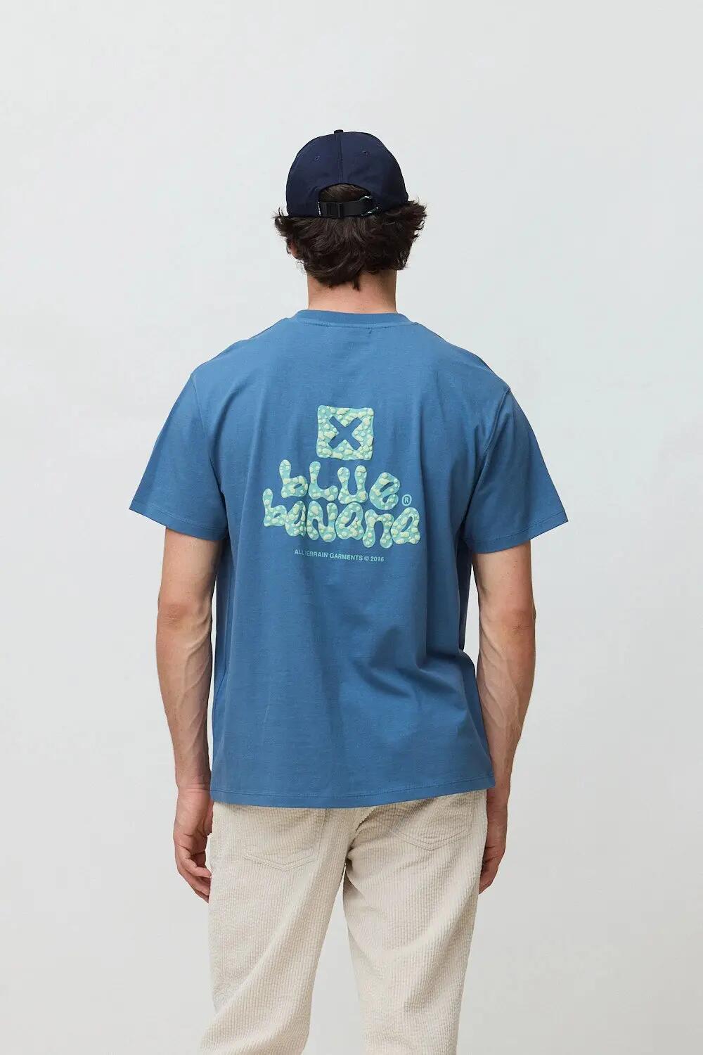 Camiseta Blue Banana de 100% Algodón Orgánico Puffy Indigo Blue 2/7