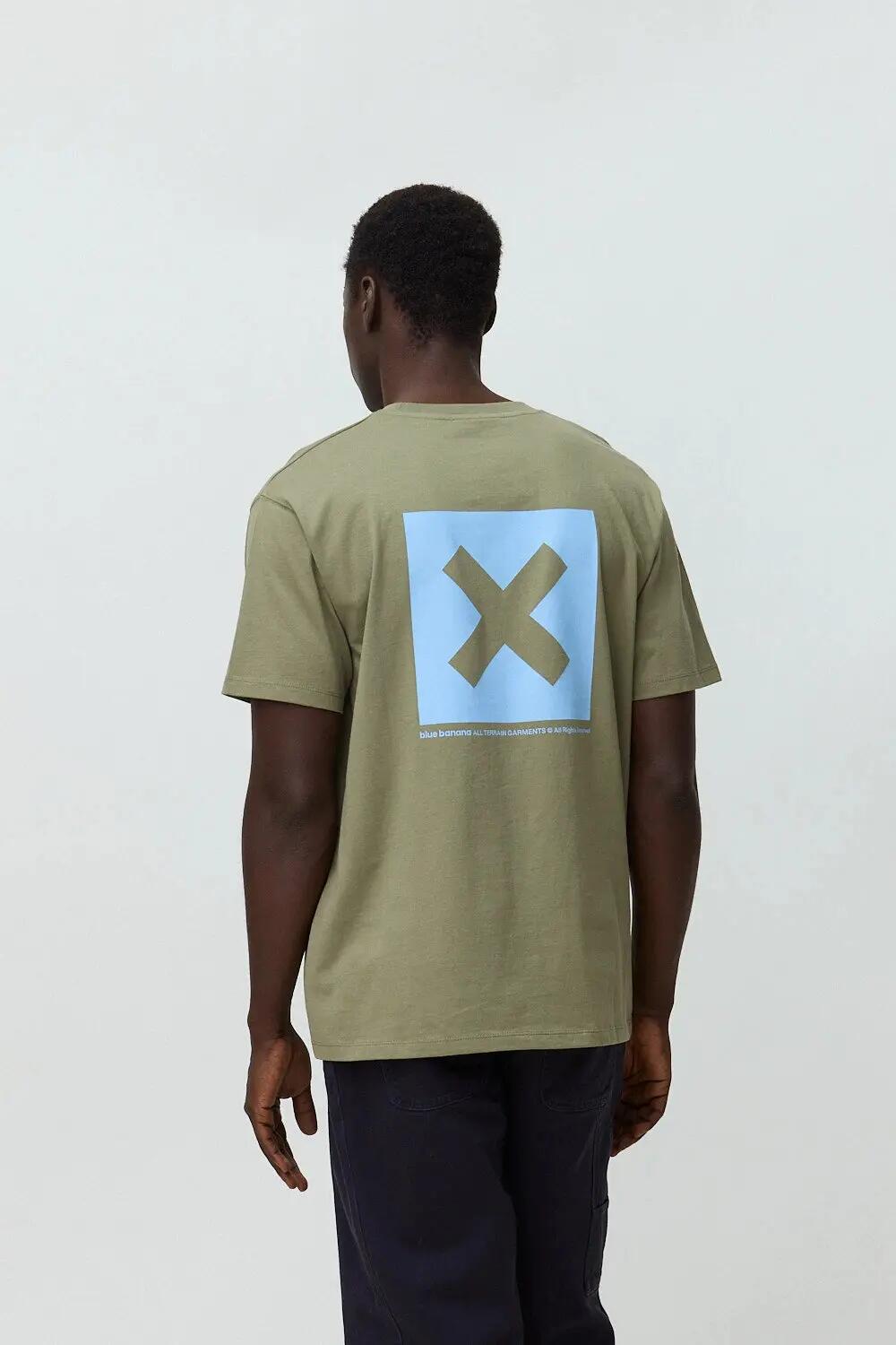 Camiseta Blue Banana de 100% Algodón Orgánico Nature Olive Green 2/7