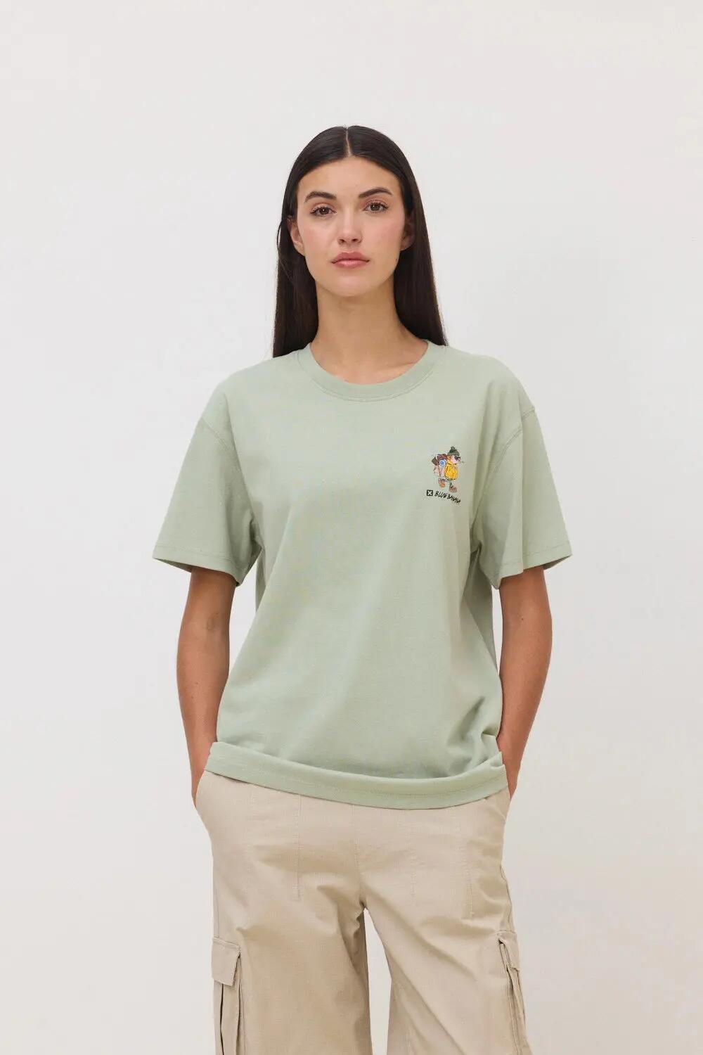 Camiseta Blue Banana de 100% Algodón Orgánico Hiker Sage 4/7