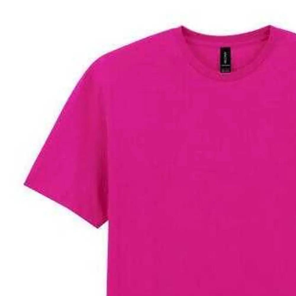 Tshirt Uni Et Léger Manches Courtes Adulte (Rose) 3/3