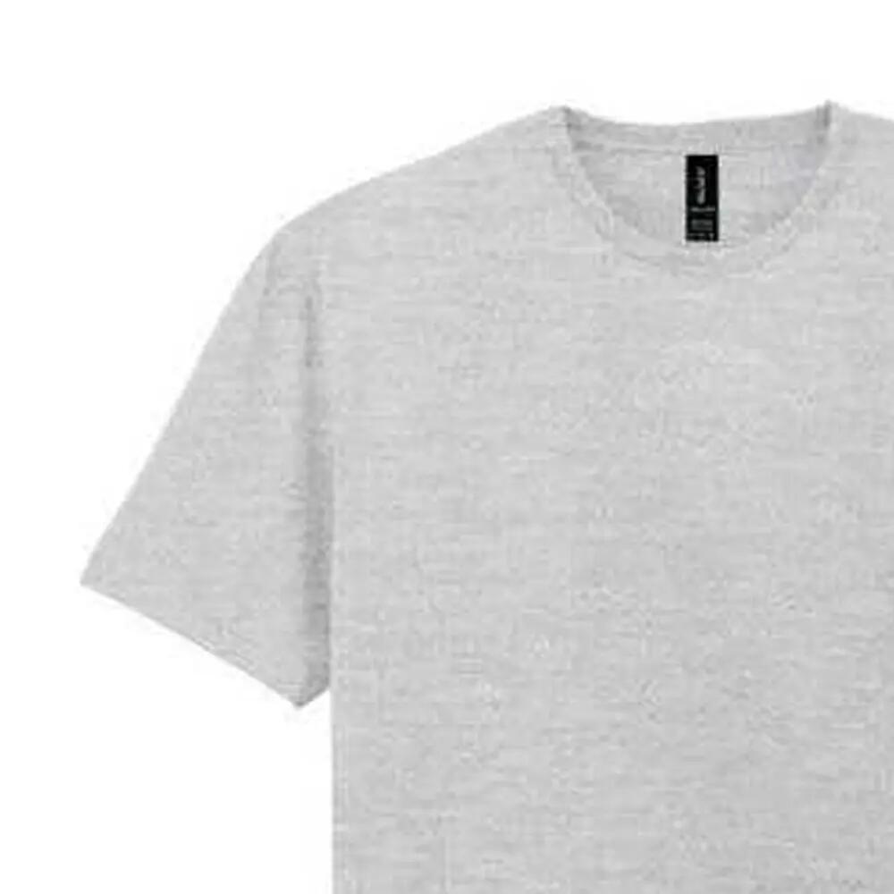 Tshirt Uni Et Léger Manches Courtes Adulte (Gris Pâle) 3/3
