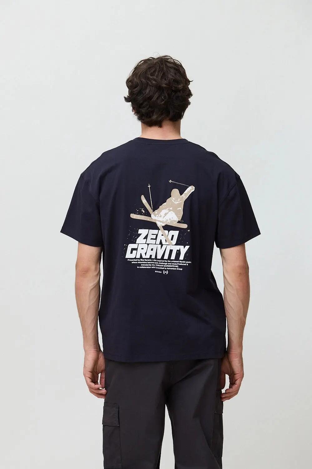 Camiseta Blue Banana de 100% Algodón Orgánico Nordic Azul Marino 2/7