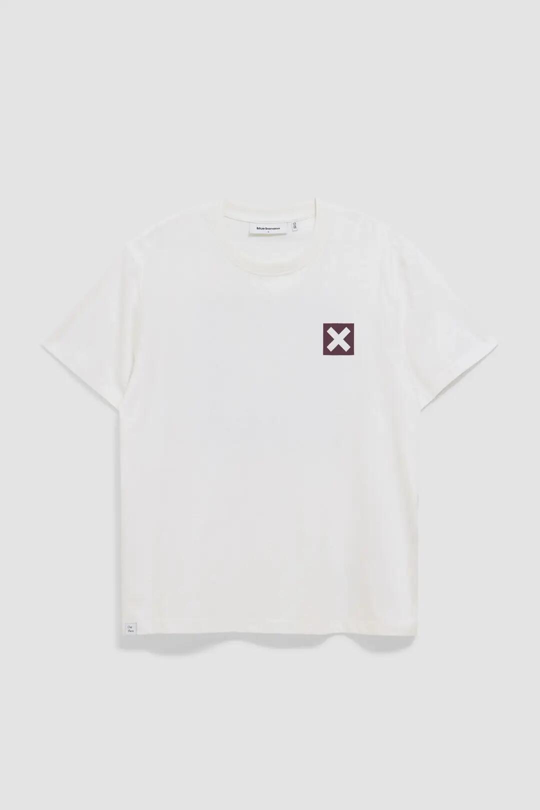 Camiseta Blue Banana de 100% Algodón Orgánico Nature Blanca 7/7