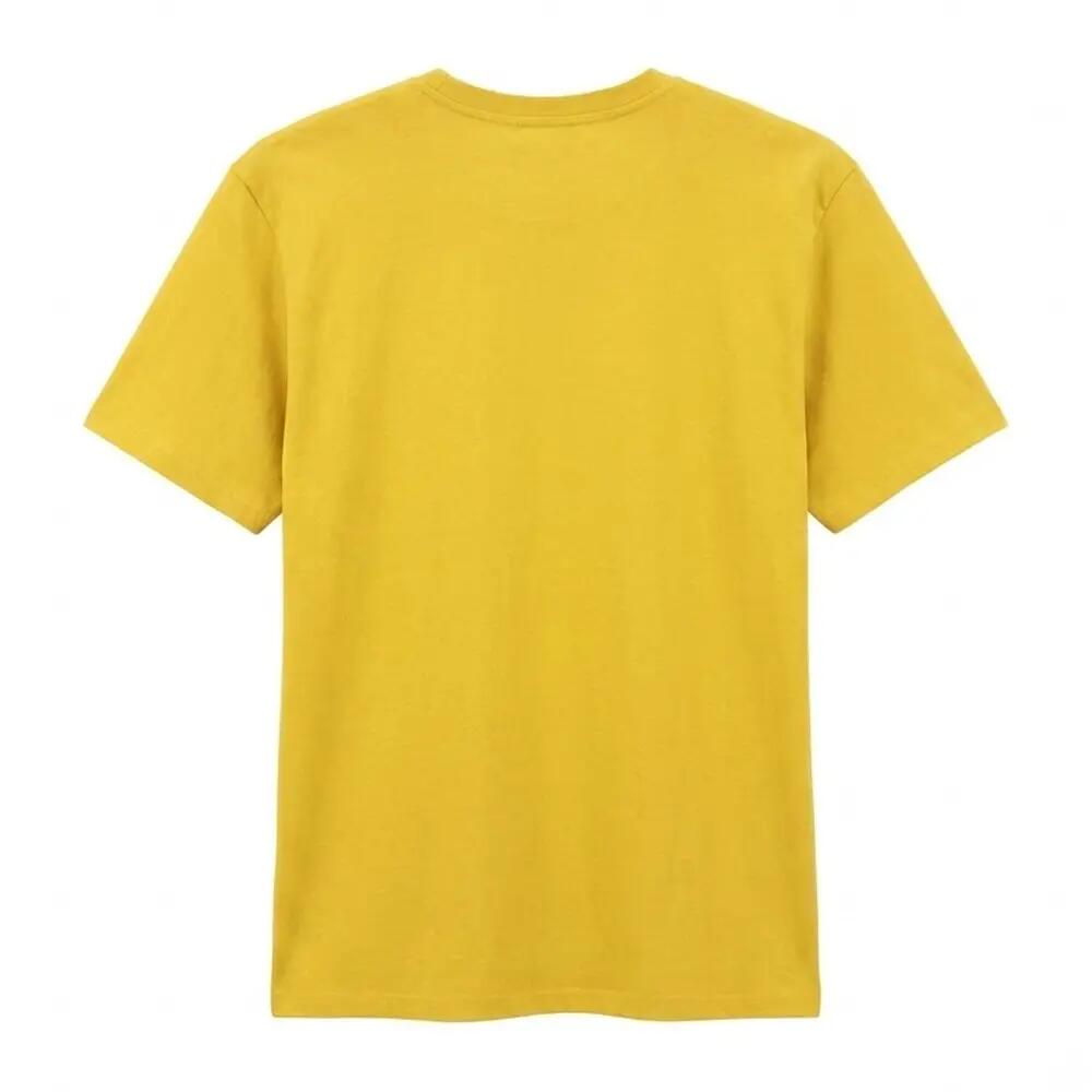 Tshirt Uni Et Léger Manches Courtes Adulte (Jaune) 2/3