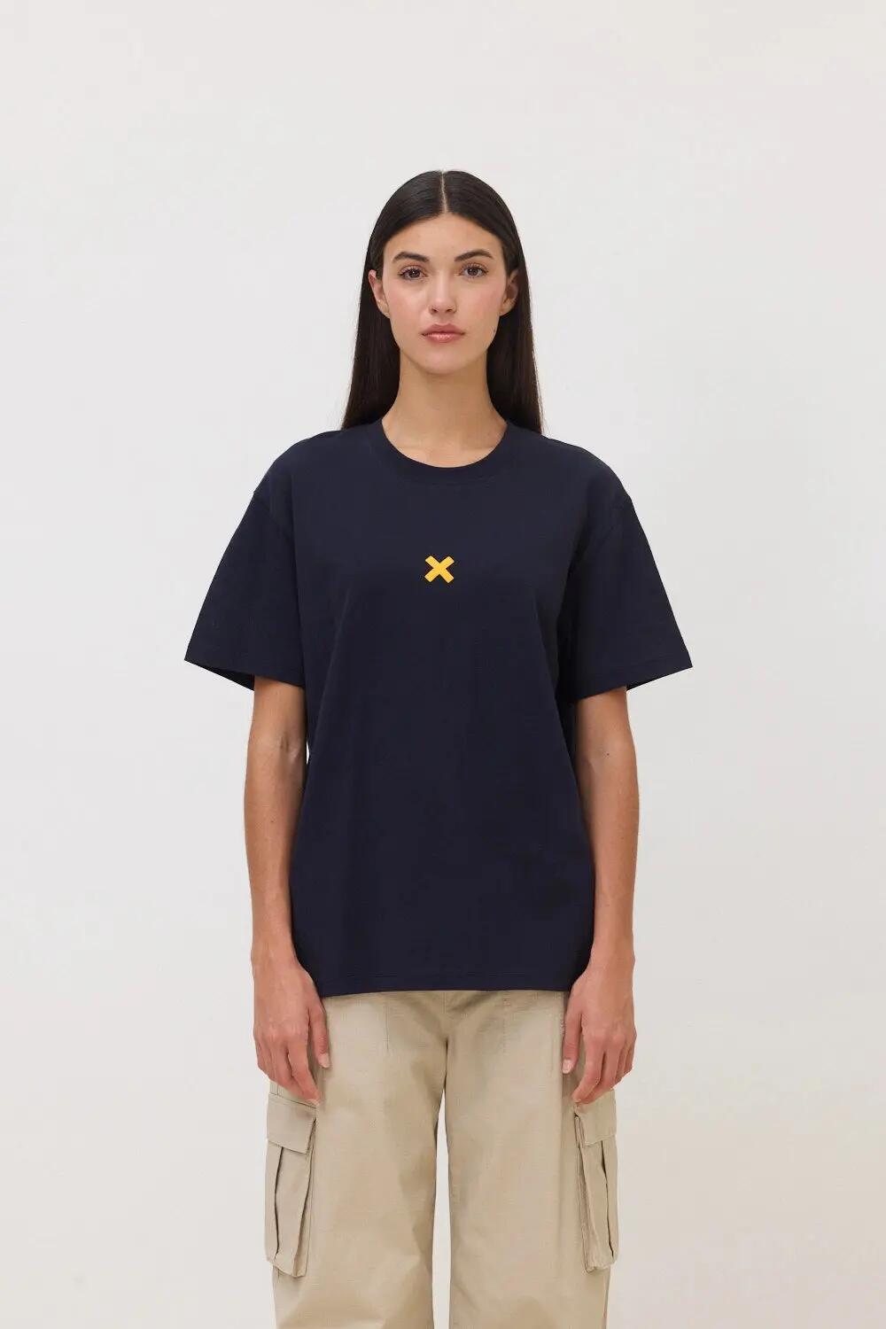 Camiseta Blue Banana de 100% Algodón Orgánico Bonfire Azul Marino 4/7