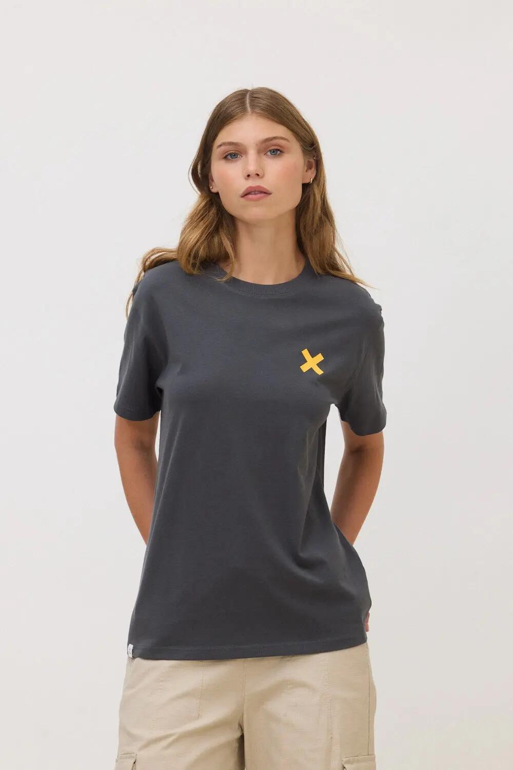 Camiseta Blue Banana de 100% Algodón Orgánico Amsterdam Antracita 4/7