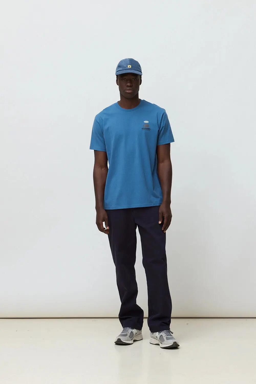 Camiseta Blue Banana de 100% Algodón Orgánico Forest Indigo Blue 3/7