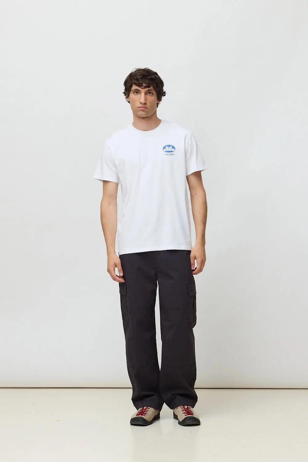 Camiseta Blue Banana de 100% Algodón Orgánico Circle Blanca 3/7