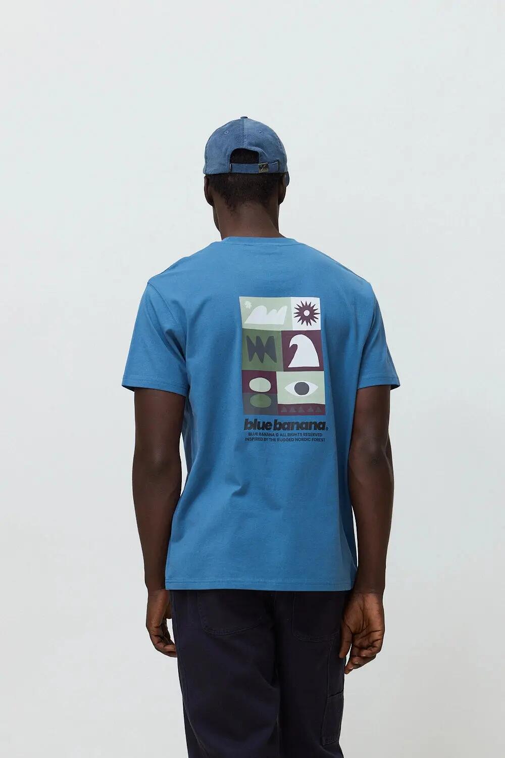 Camiseta Blue Banana de 100% Algodón Orgánico Forest Indigo Blue 2/7