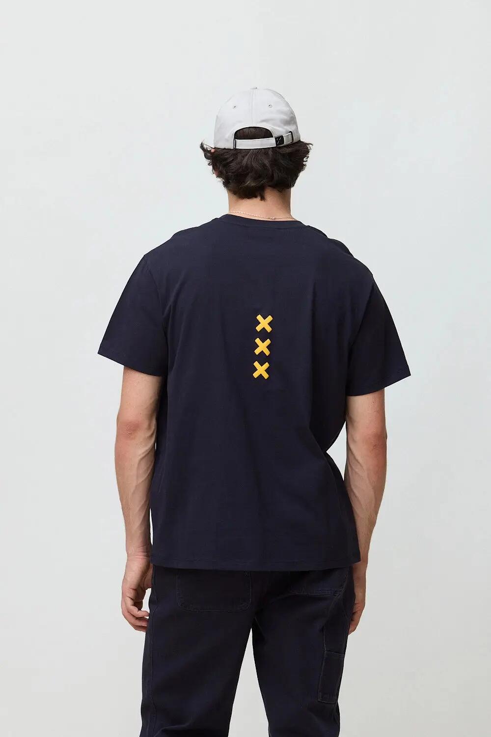 Camiseta Blue Banana de 100% Algodón Orgánico Bonfire Azul Marino 2/7