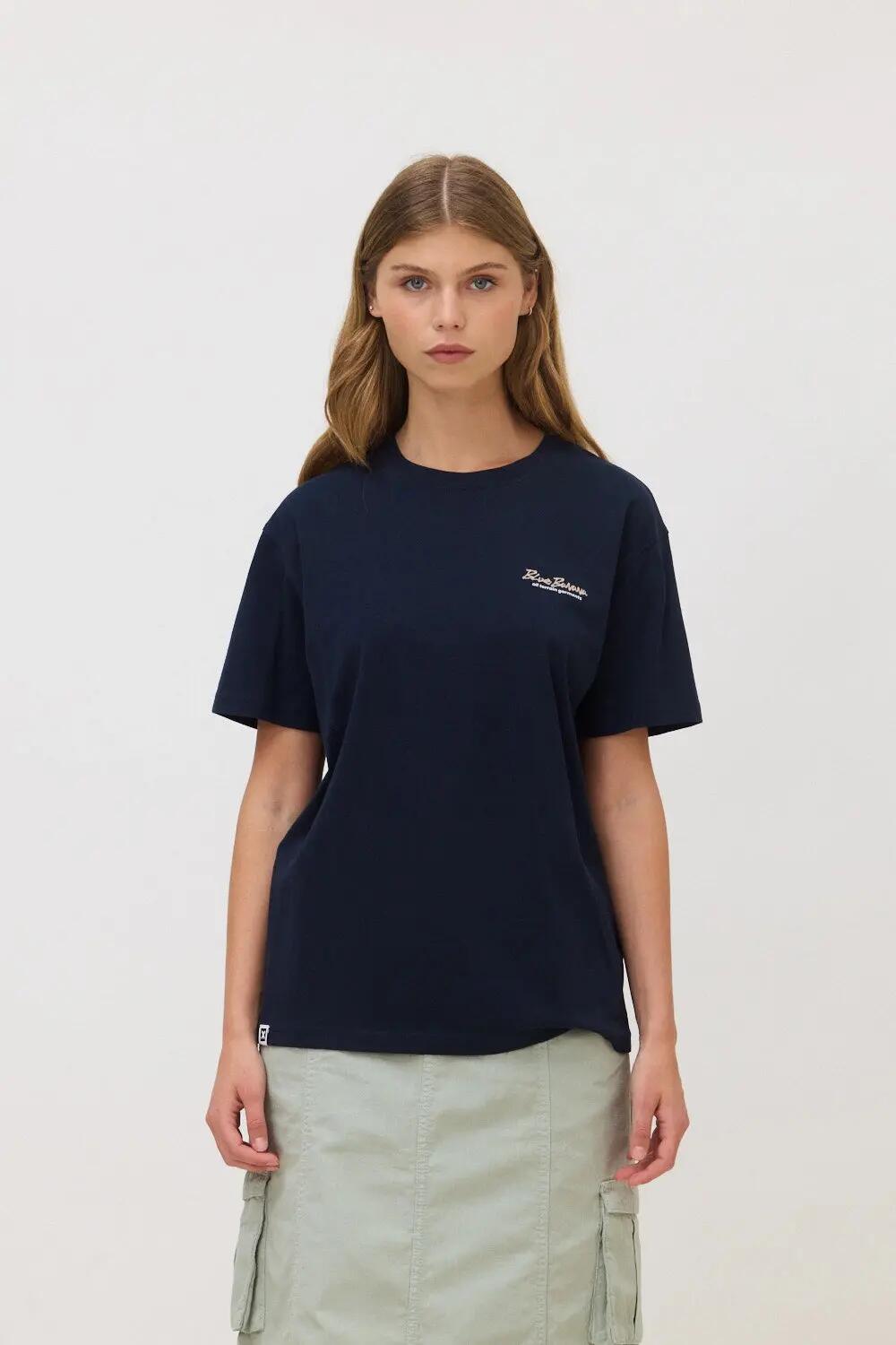 Camiseta Blue Banana de 100% Algodón Orgánico Go Explore Azul Marino 4/7