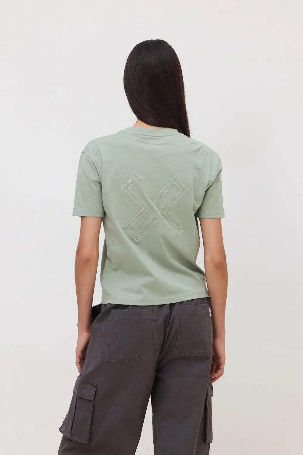 Camiseta de Mujer Blue Banana de Algodón Orgánico Reef Sage 2/4
