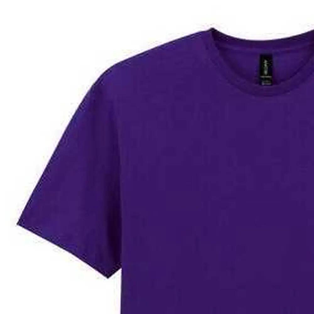 Tshirt Uni Et Léger Manches Courtes Adulte (Violet) 3/3
