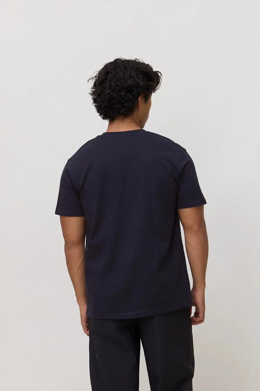 Camiseta Blue Banana de 100% Algodón Orgánico Logo Azul Marino 2/7