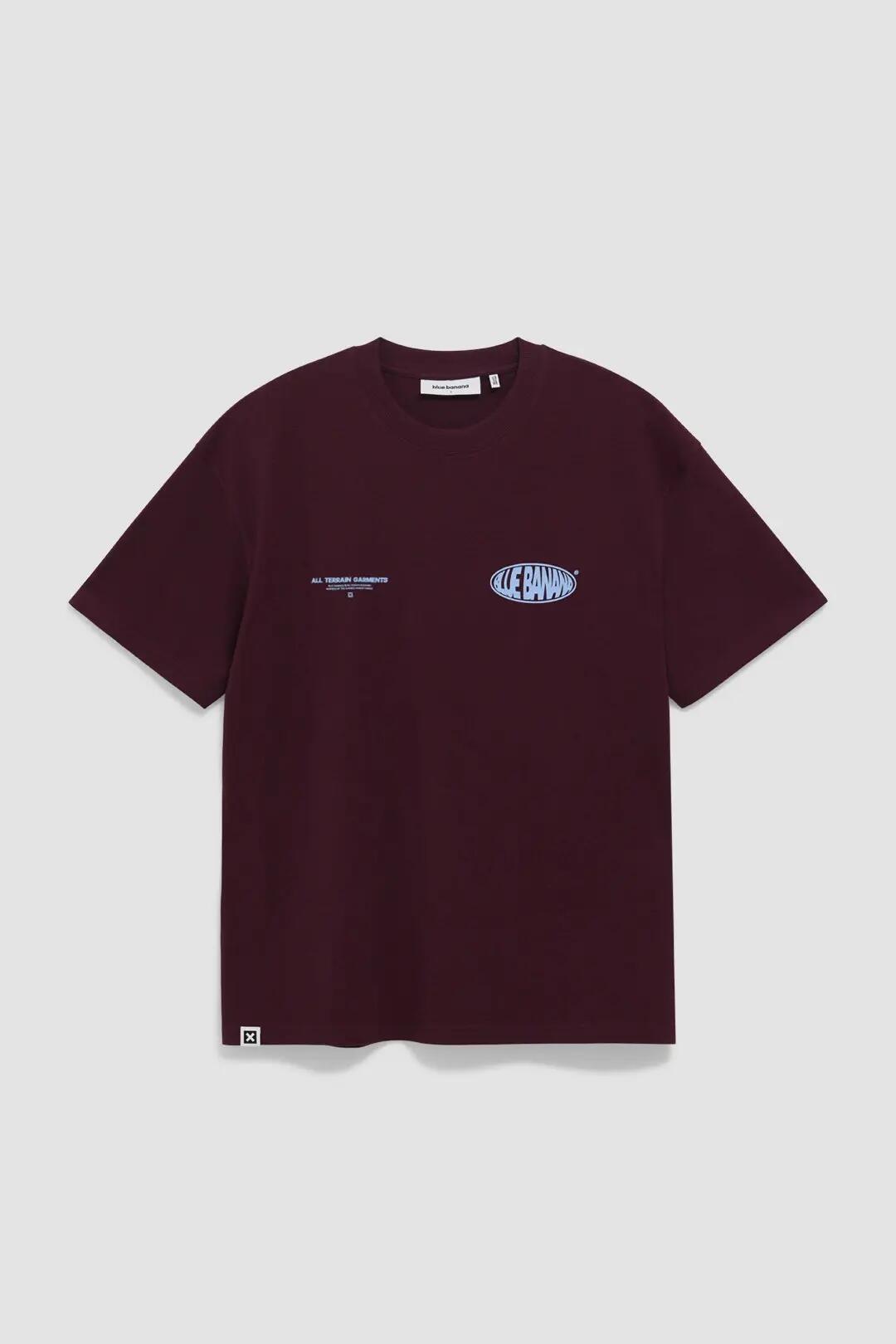 Camiseta Blue Banana de 100% Algodón Orgánico Oval Cherry 7/7