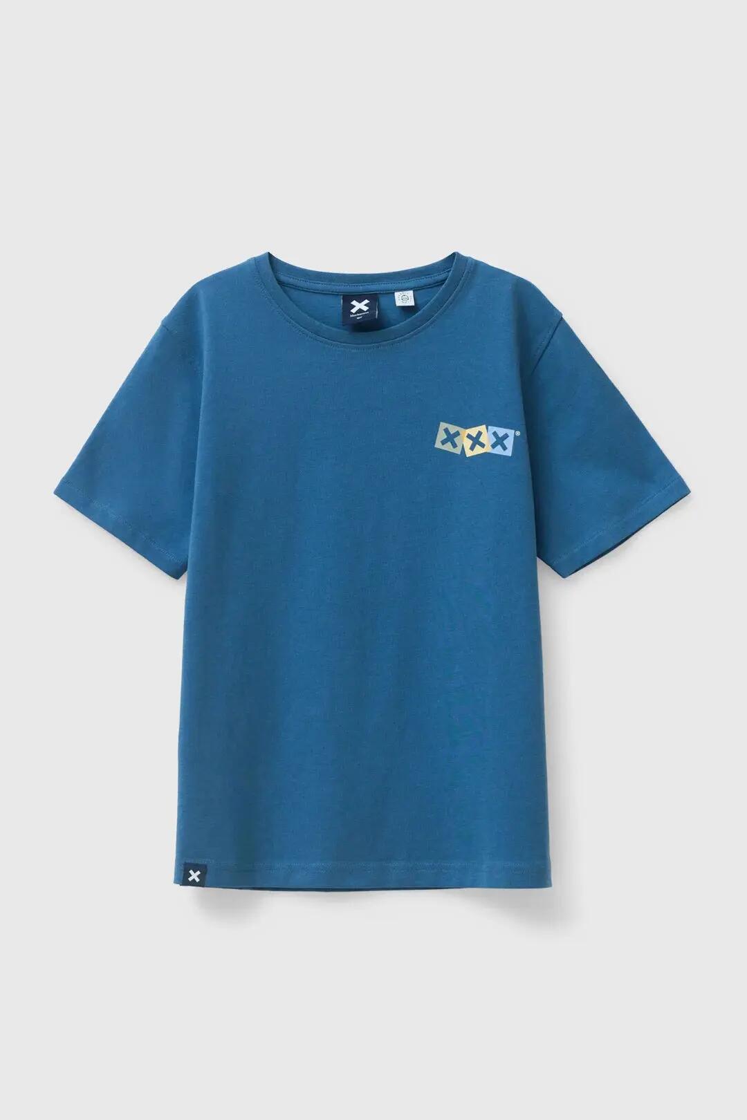 Camiseta Kids Blue Banana de 100% Algodón Orgánico Dice Indigo Blue 4/4