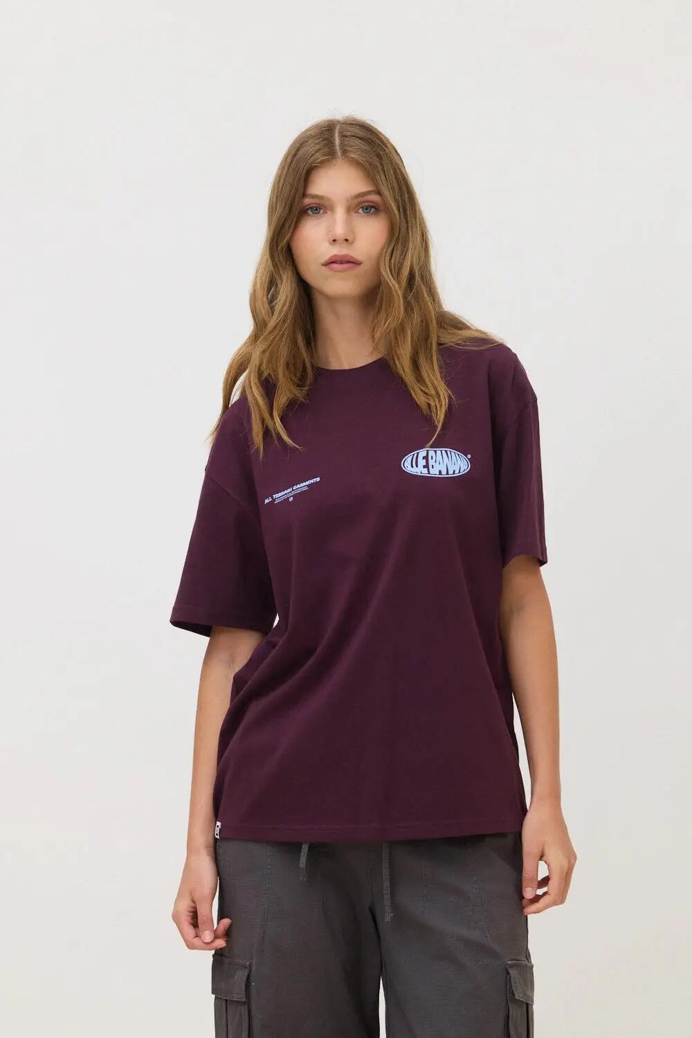 Camiseta Blue Banana de 100% Algodón Orgánico Oval Cherry 4/7