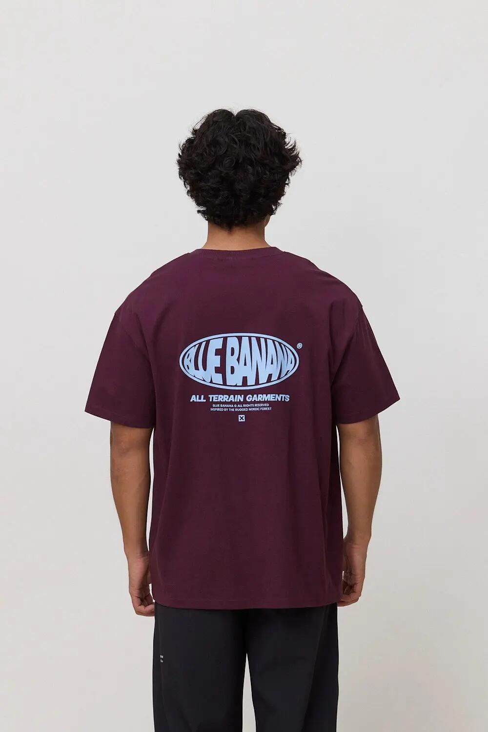 Camiseta Blue Banana de 100% Algodón Orgánico Oval Cherry 2/7