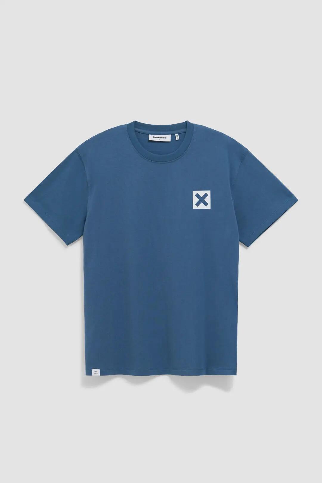 Camiseta Blue Banana de 100% Algodón Orgánico Nature Indigo Blue 7/7