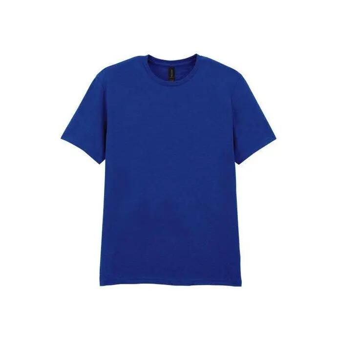 Mens Short Sleeve SoftStyle TShirt (Fan Deep Royal) 2/6