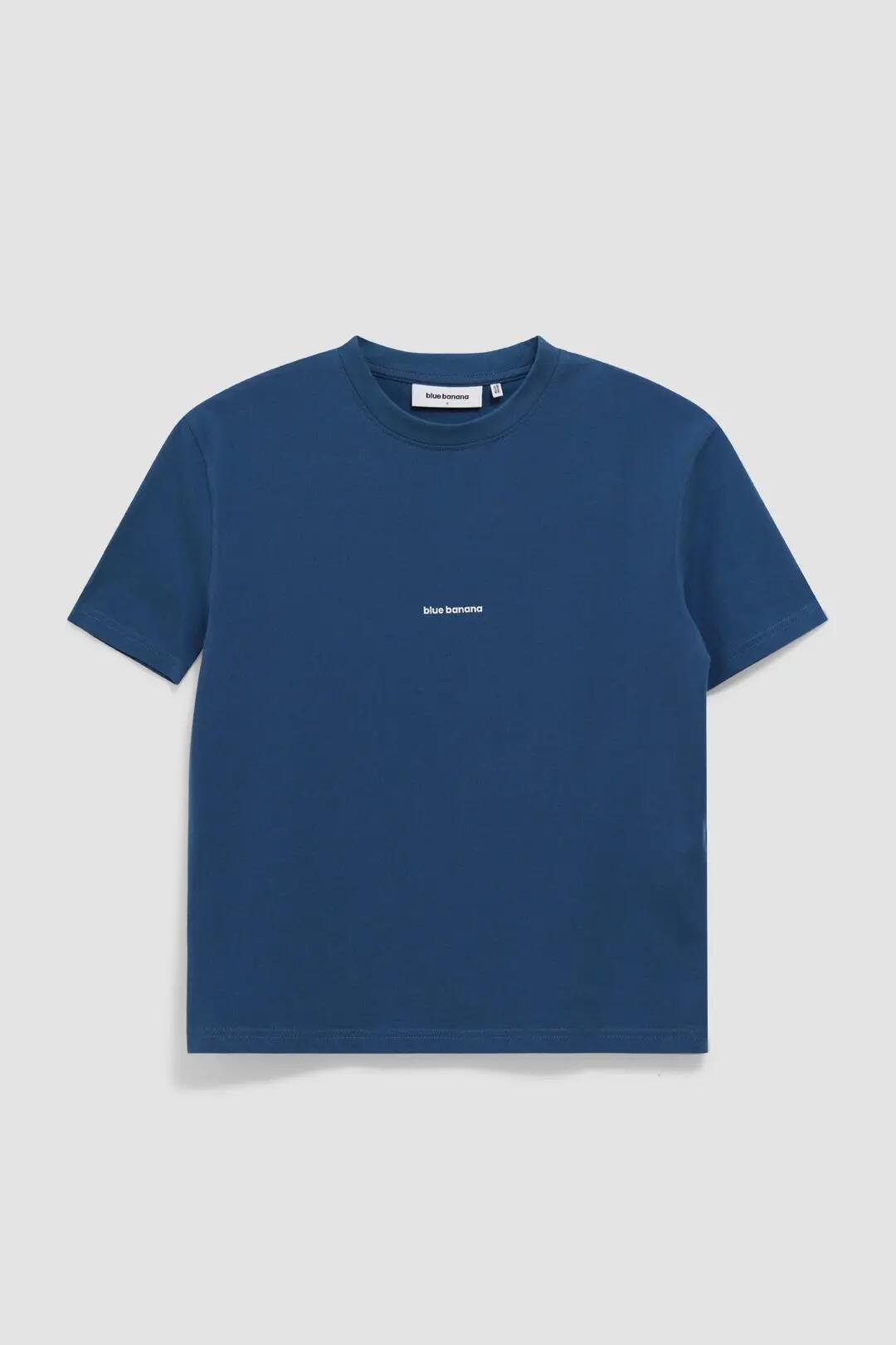 Camiseta de Mujer Blue Banana de Algodón Orgánico Nature Indigo Blue 4/4