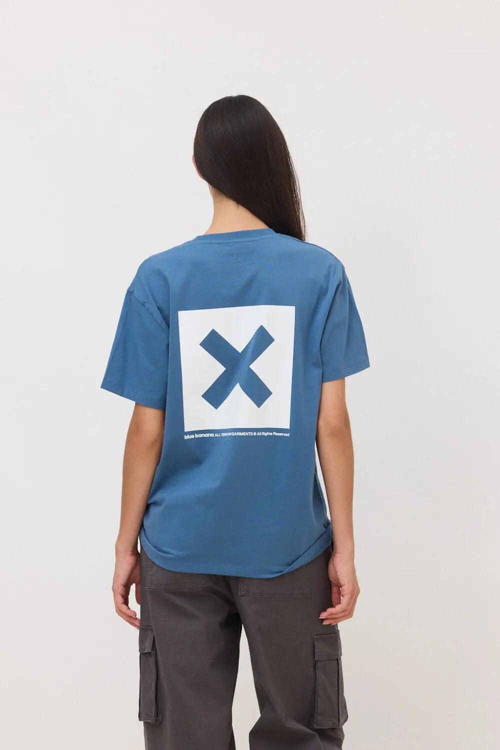 Camiseta Blue Banana de 100% Algodón Orgánico Nature Indigo Blue 5/7
