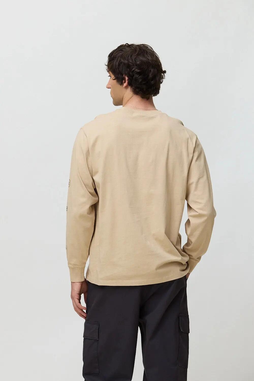 Camiseta de Manga Larga Blue Banana de 100% Algodón Orgánico Mountain Camel 2/7