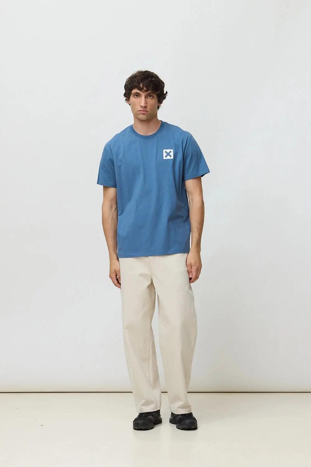 Camiseta Blue Banana de 100% Algodón Orgánico Nature Indigo Blue 3/7
