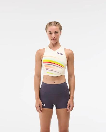 Damen - Running - Sport-BH - nahtlos, mittlerer Halt - Race Day - albaster/flare
