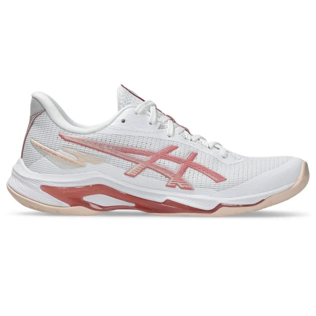 ASICS Netburner Ballistic FF 4 Volleyball Shoes White/Pink