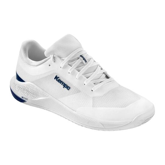 Unisex - Handball - Schuhe - stabil, griffig - Kourtfly Two - weiß/blau
