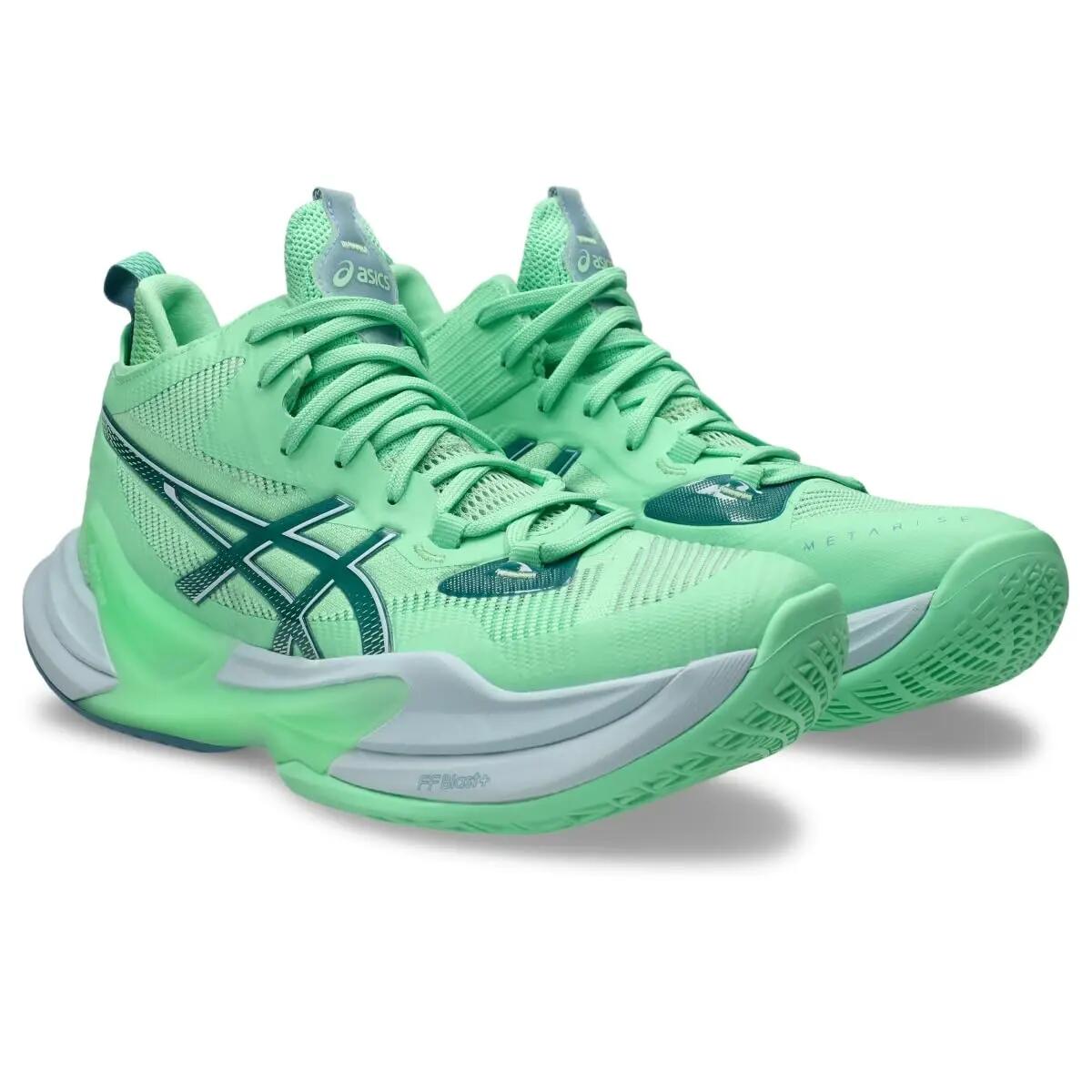 Chaussures - volley-ball - unisexe - stables amorties - metarise 2 - vert 4/4