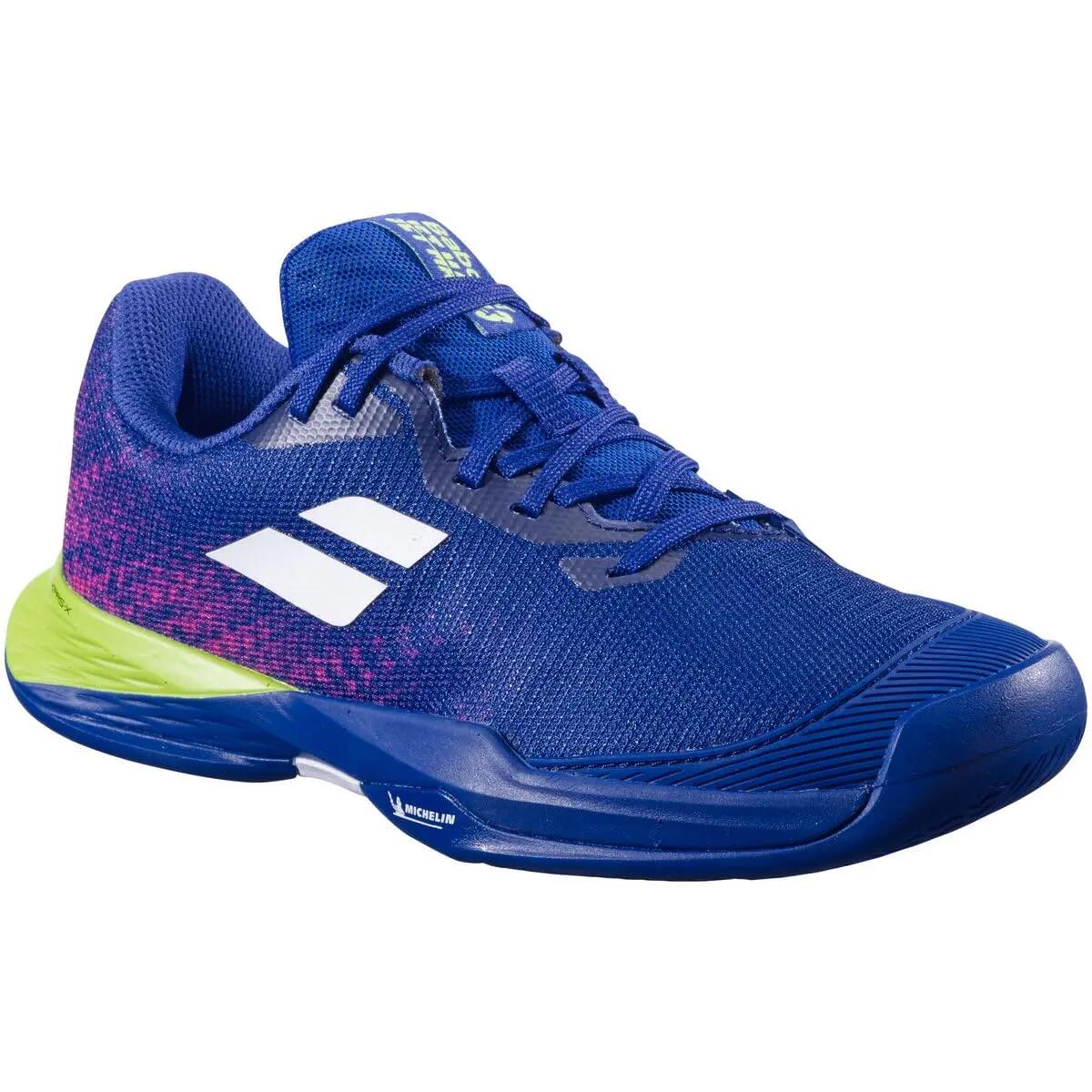 kinder - tennis - schuhe - leicht, atmungsaktiv, Jet Mach 3 - dunkelblau/grün 4/4