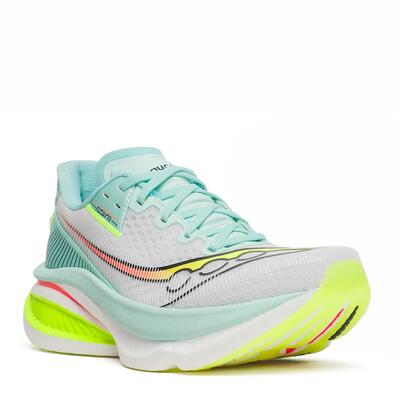 Schoenen - hardlopen - dames - endorphin azura - wit/splash