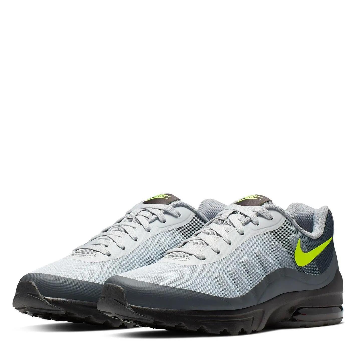Mens Air Max Trainers (Black/Volt/Grey) 4/5