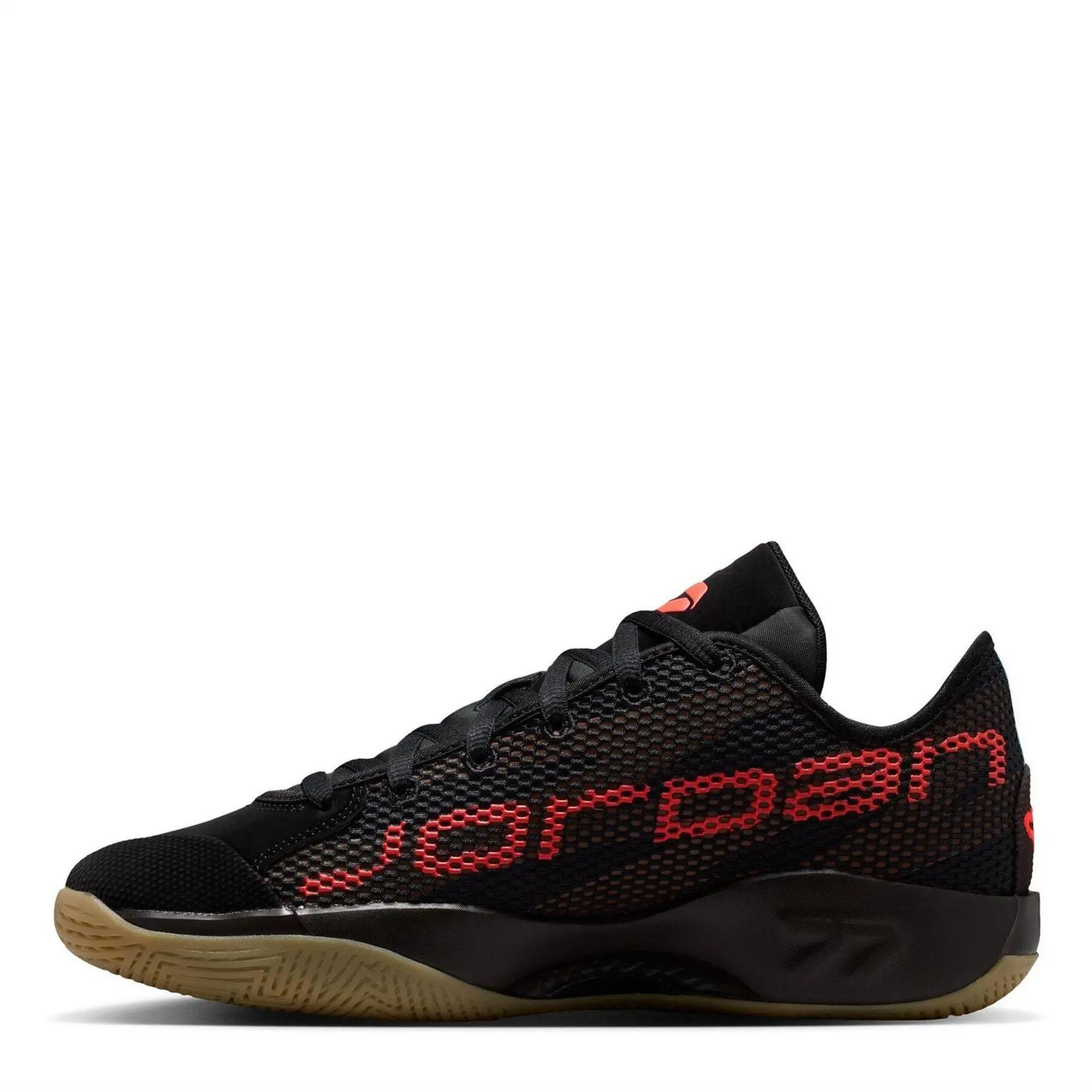 Chaussures De Basket LUKA Homme (Noir / Orange Rouge) 2/6