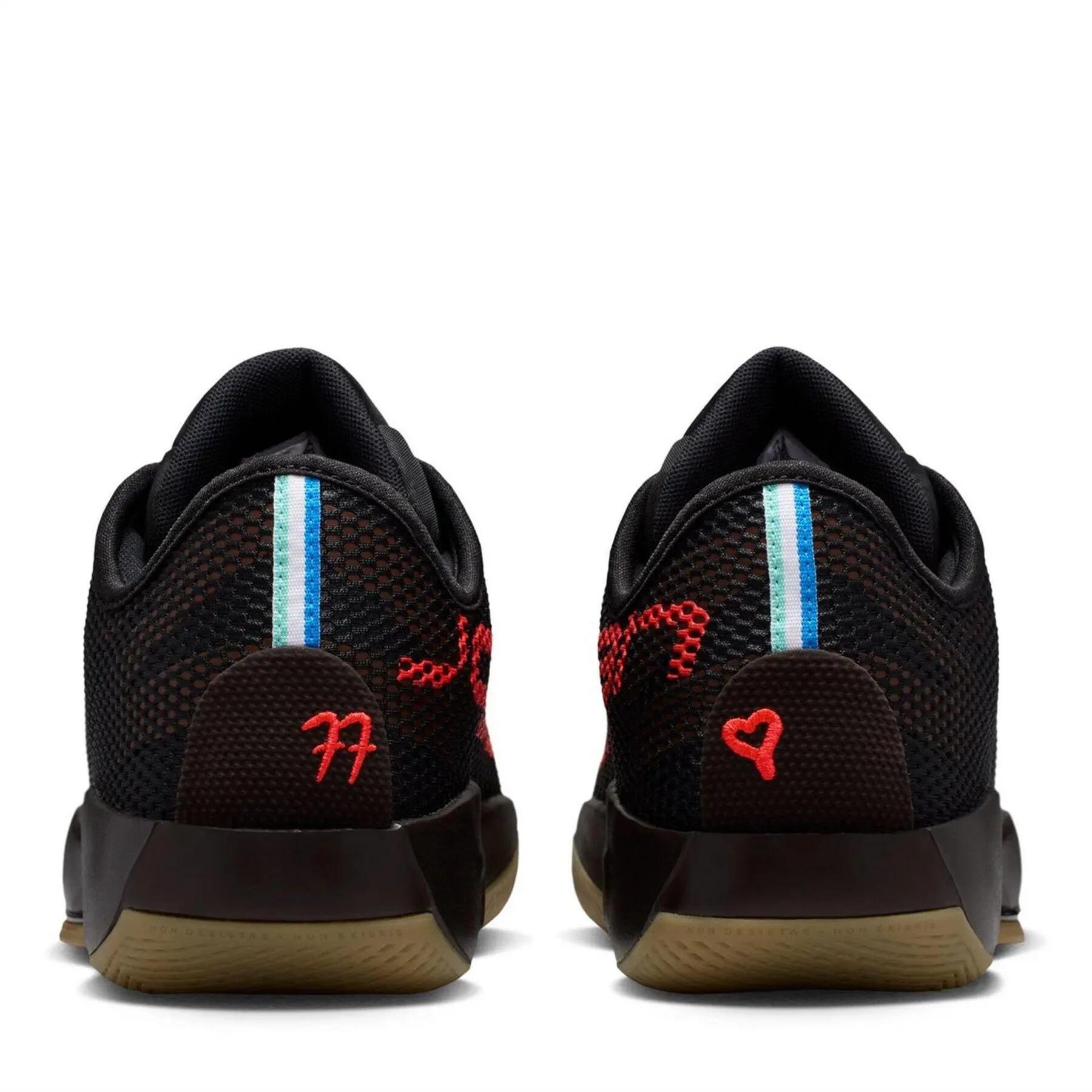 Chaussures De Basket LUKA Homme (Noir / Orange Rouge) 5/6